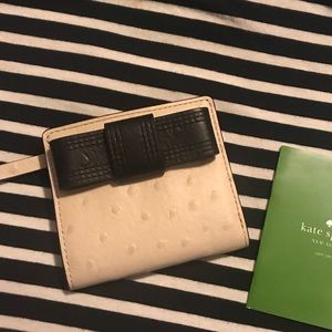 Kate Spade Ivory and Black Bow